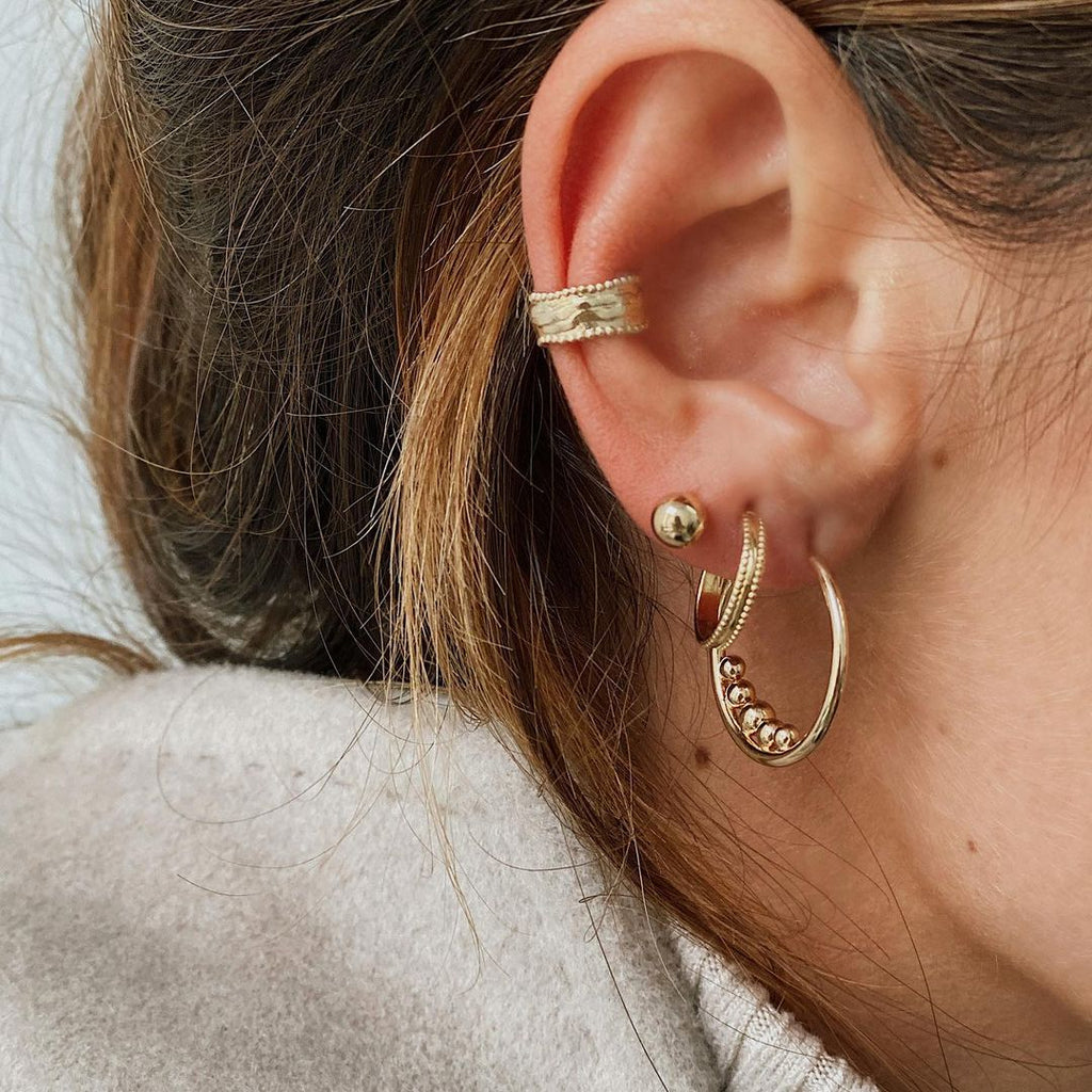 Earcuffs plaqué or - KUBE STORE