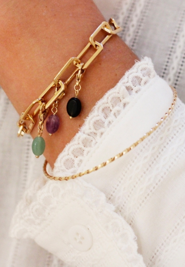 Clip Vada Quartzite vert - Breloques et pendentifs KUBE STORE