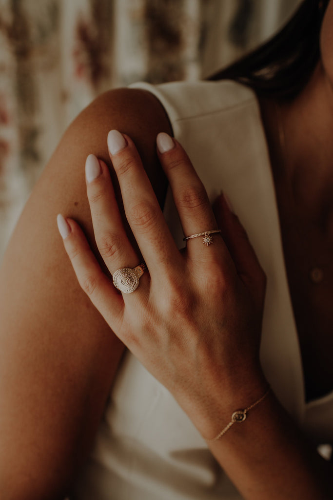 Bague Indra Argent - KUBE STORE