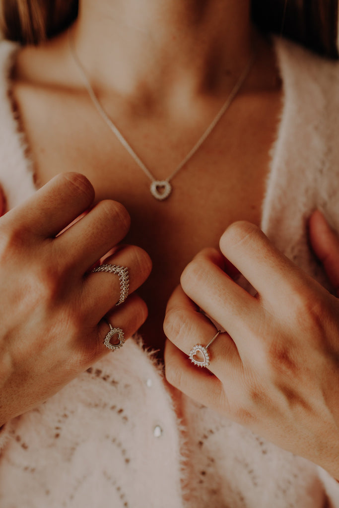 Bague Miranda Argent - KUBE STORE