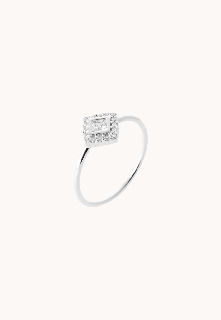 Bague Priscilla Argent - KUBE STORE
