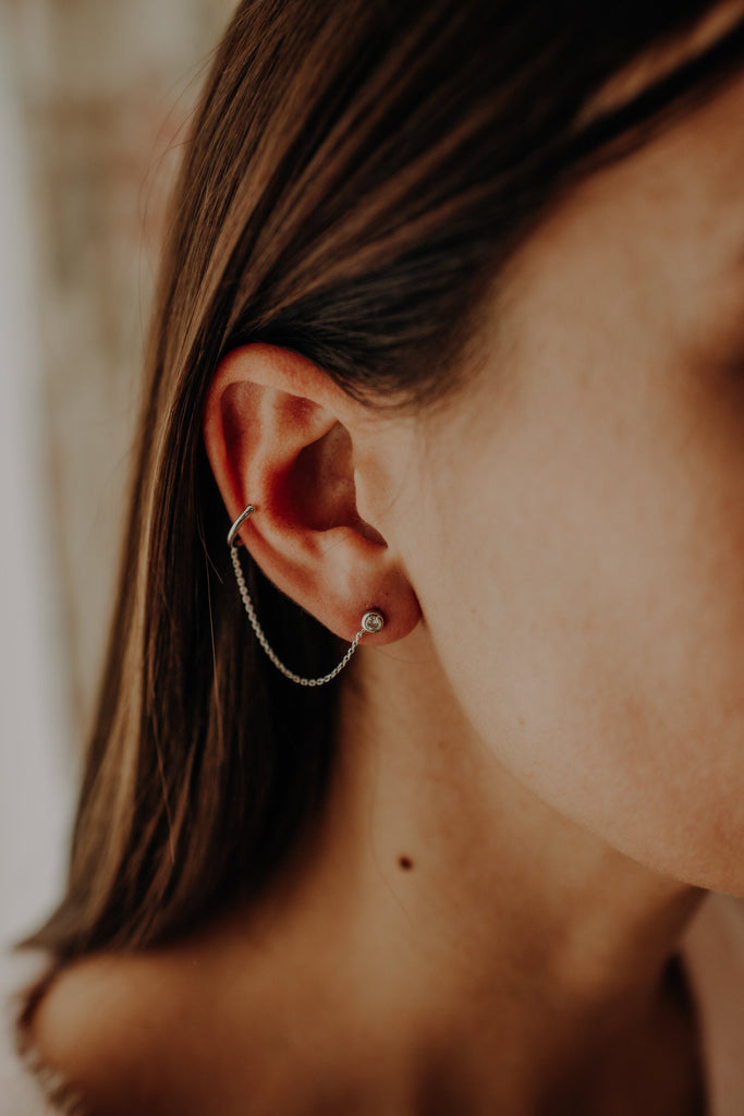 Boucle Monica Argent - KUBE STORE