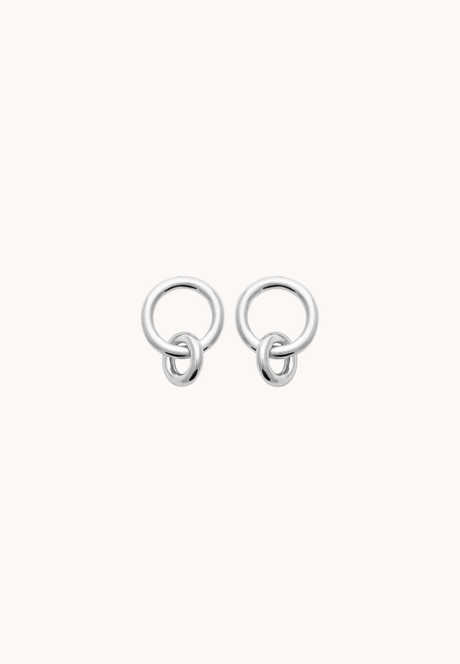 Boucles Alaia Argent - KUBE STORE