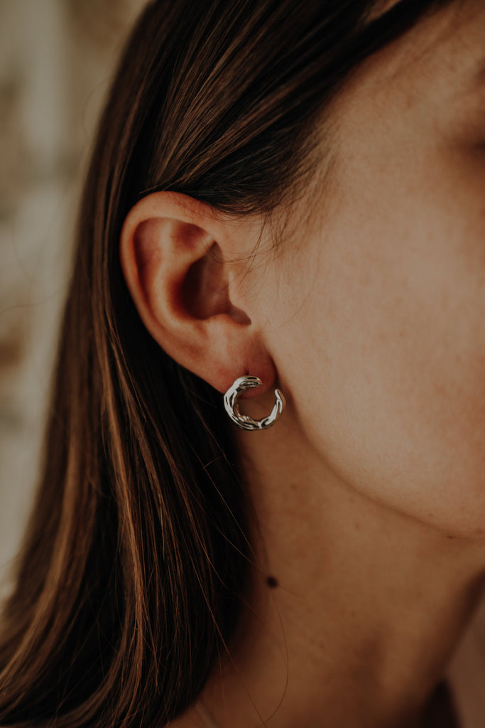 Boucles Aurora Argent - KUBE STORE