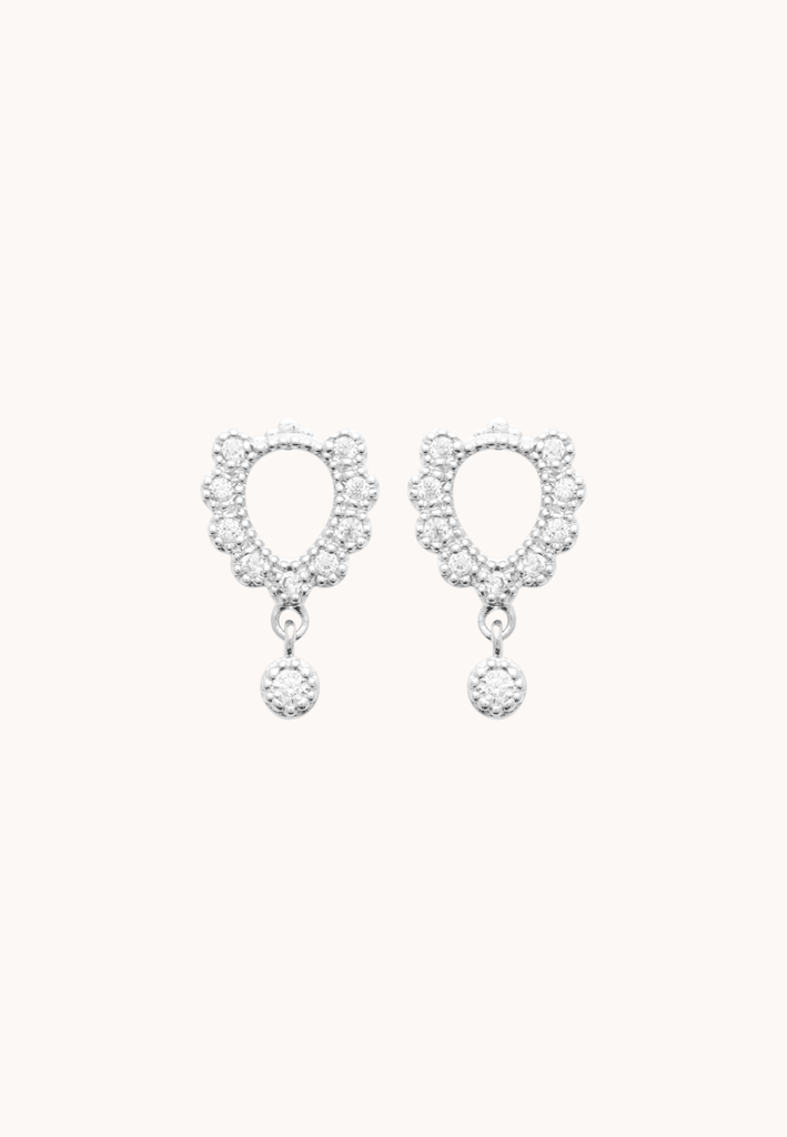 Boucles Cassandra Argent - KUBE STORE