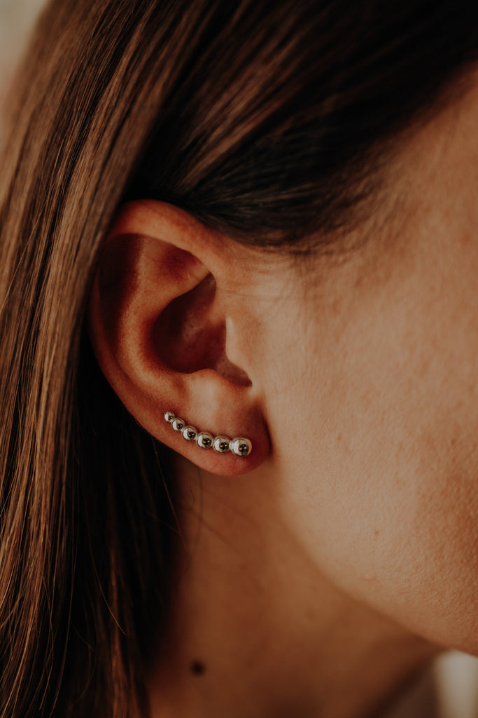 Boucles Clarissa Argent - KUBE STORE