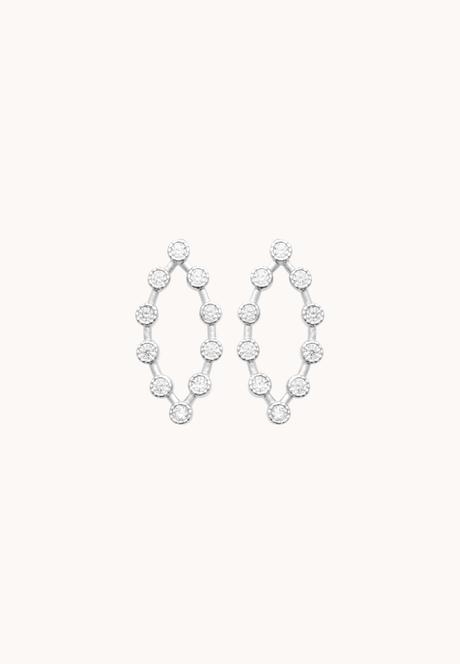 Boucles Tania Argent - KUBE STORE