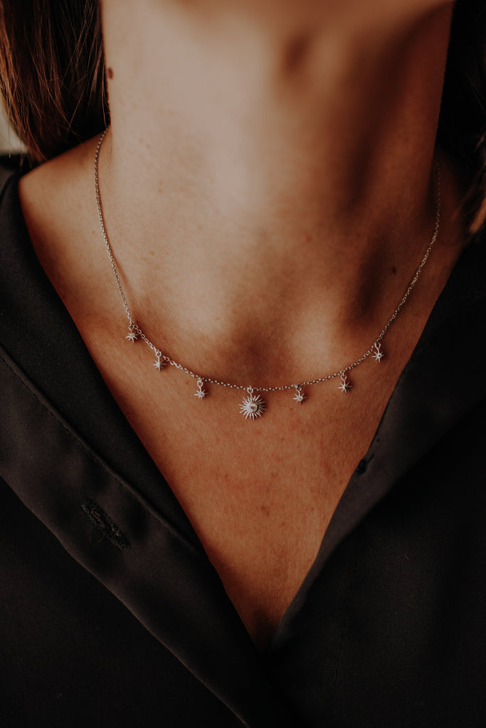 Collier Donatella Argent - KUBE STORE