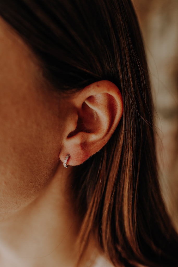 Créoles Anastacia Argent - KUBE STORE