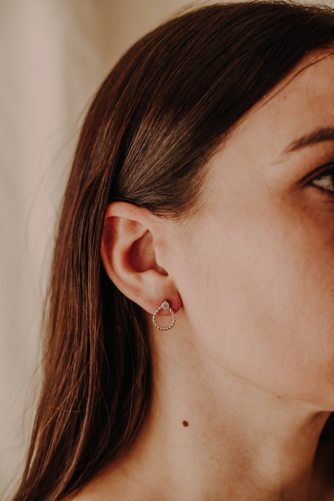 Créoles Mathilda Argent - KUBE STORE